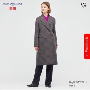 Uniqlo Tweed Coat by Ines de La Fressange